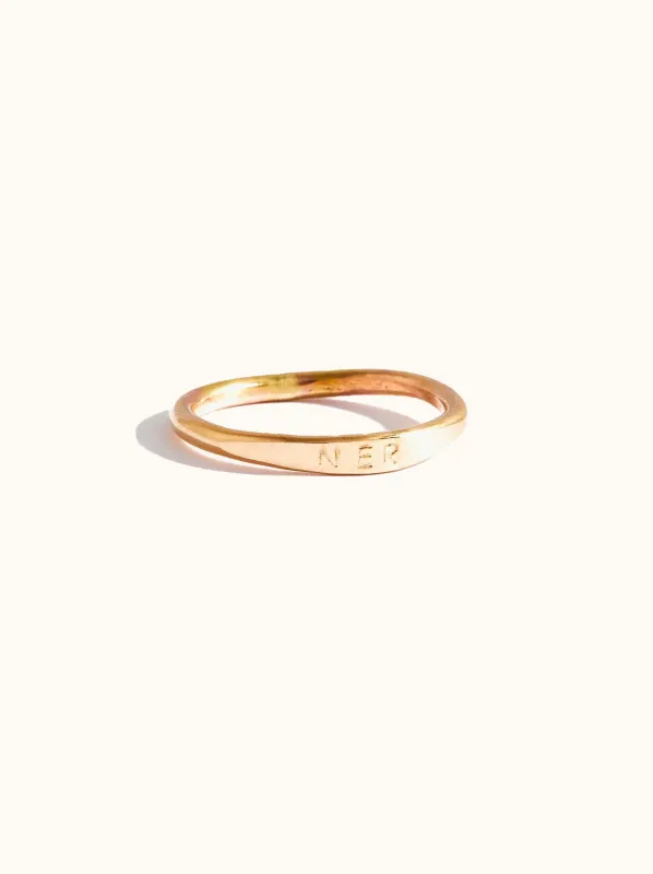 Dainty Signet Ring sold by Able