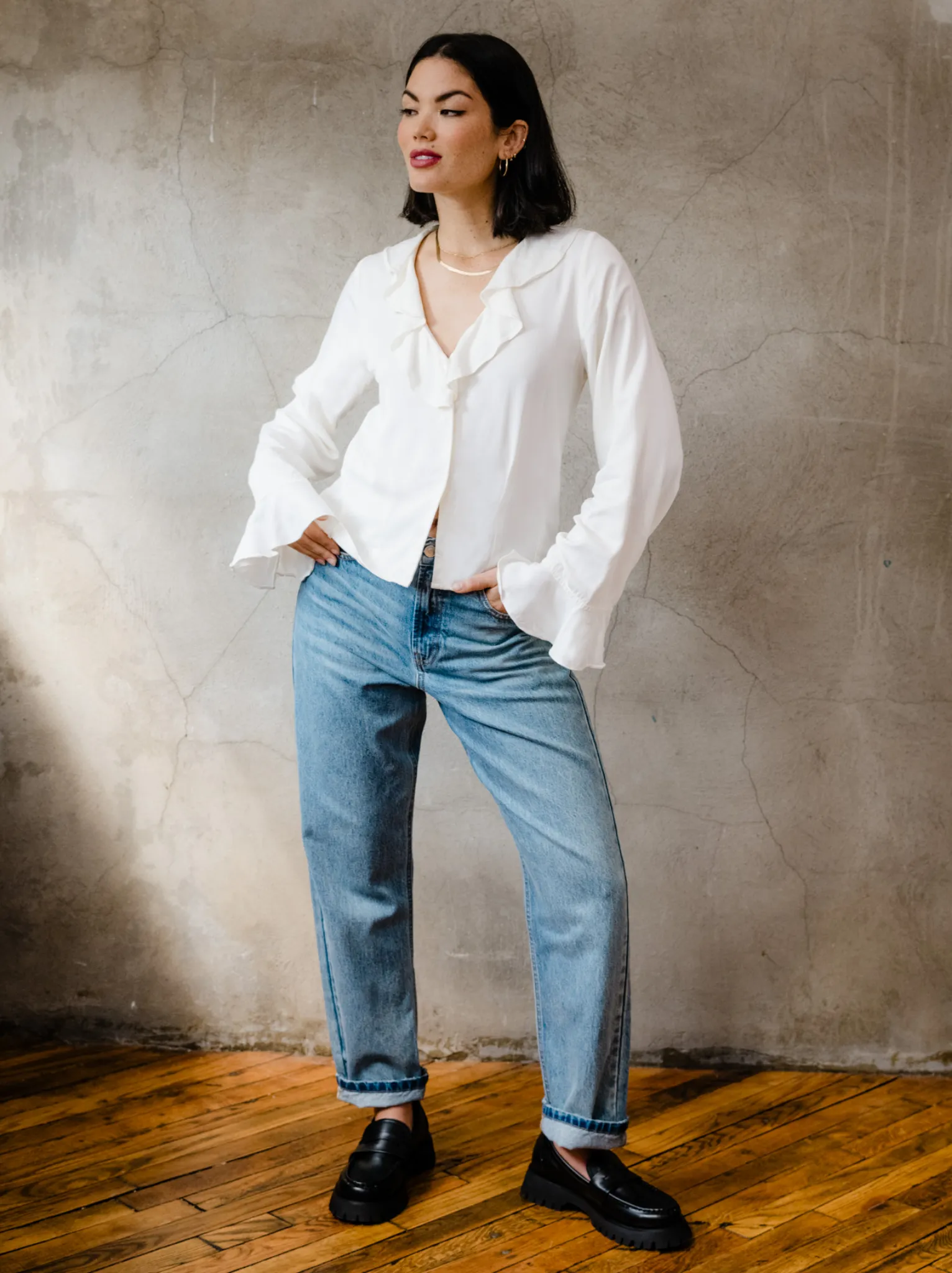 Quincy Ruffle Blouse sold by Able product image thumbnail 4