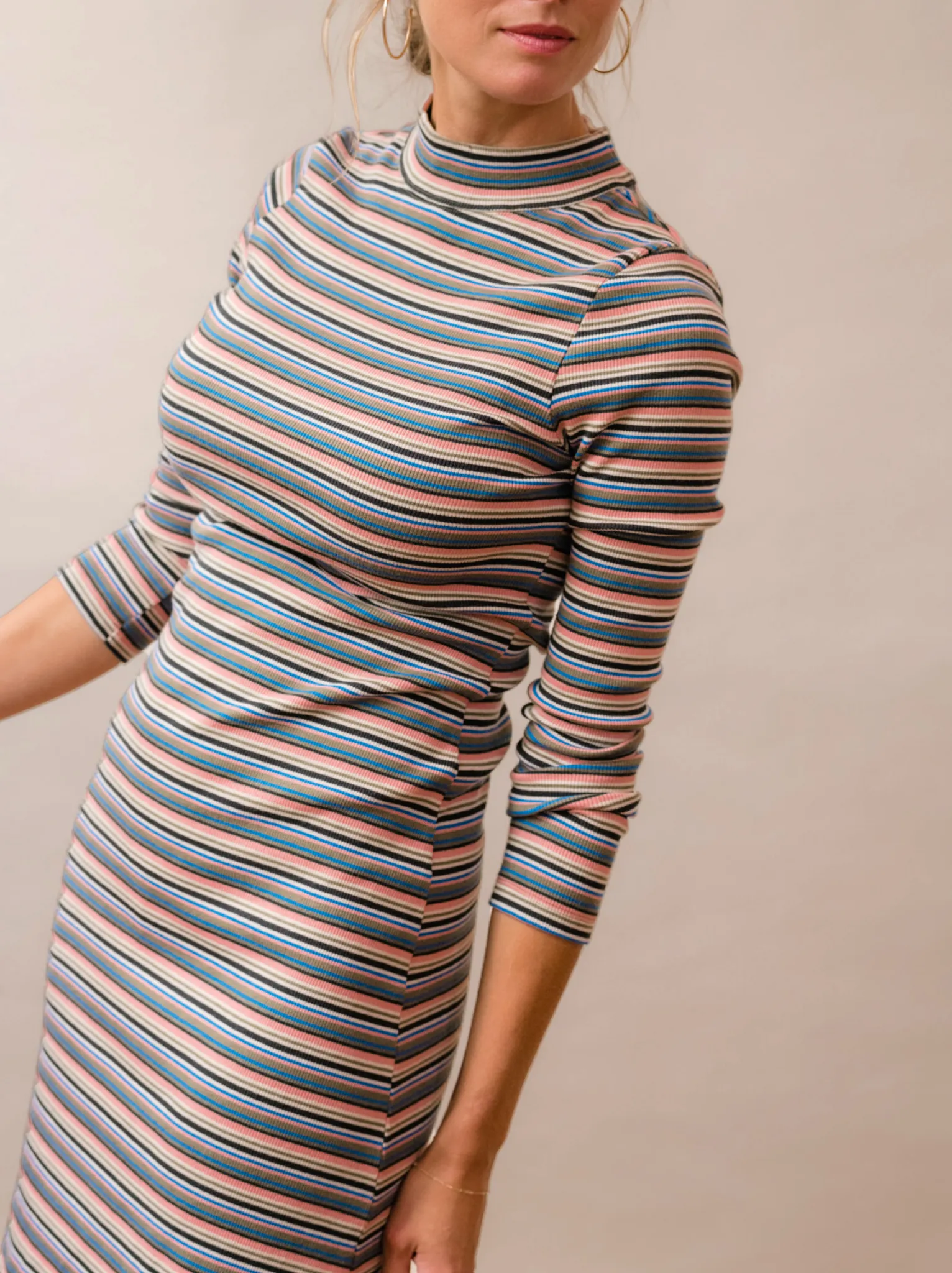 Lilith Rib-Knit Midi Dress sold by Able product image thumbnail 2