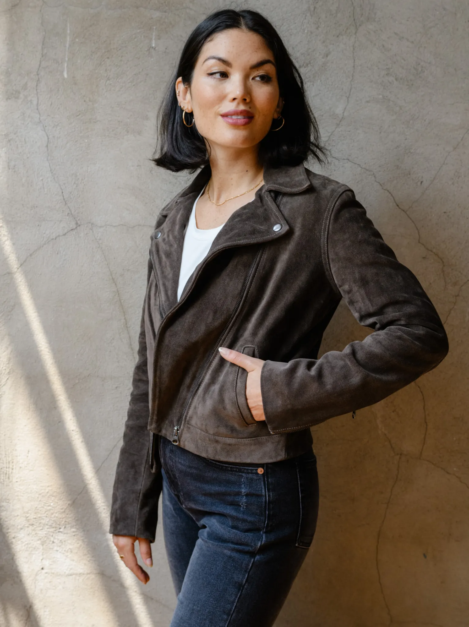 Maha Suede Leather Jacket sold by Able product image thumbnail 2