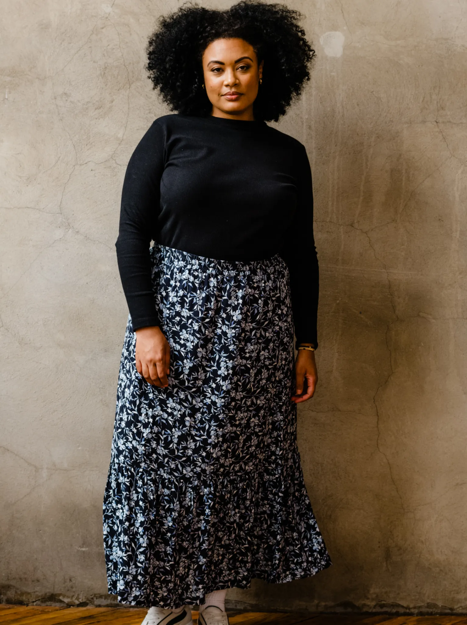 Catherine Maxi Flounce Skirt sold by Able product image thumbnail 3