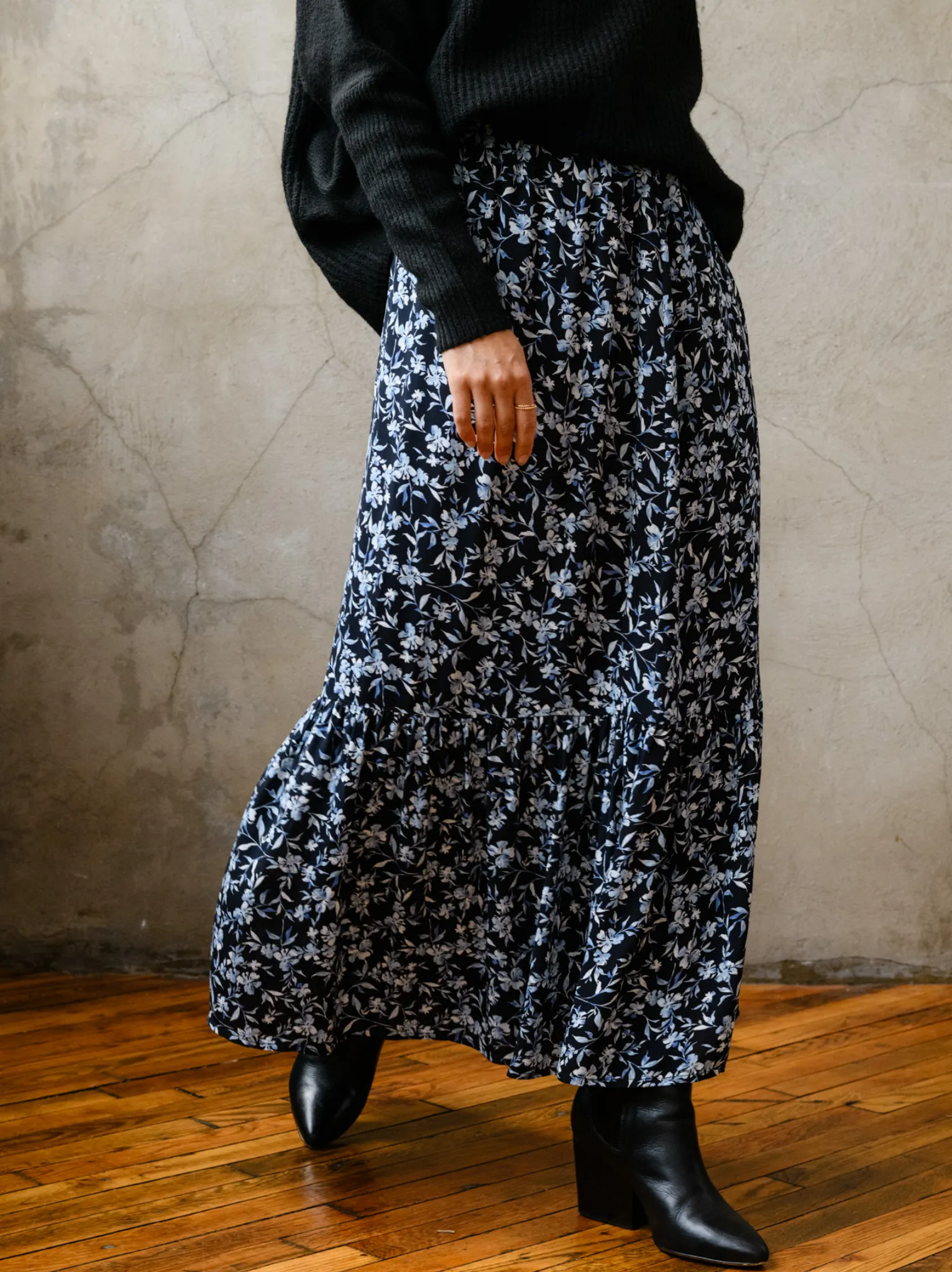Catherine Maxi Flounce Skirt sold by Able product image thumbnail 4