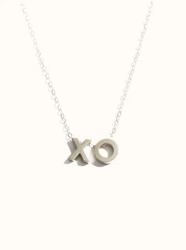 XO Letter Necklace made by Able