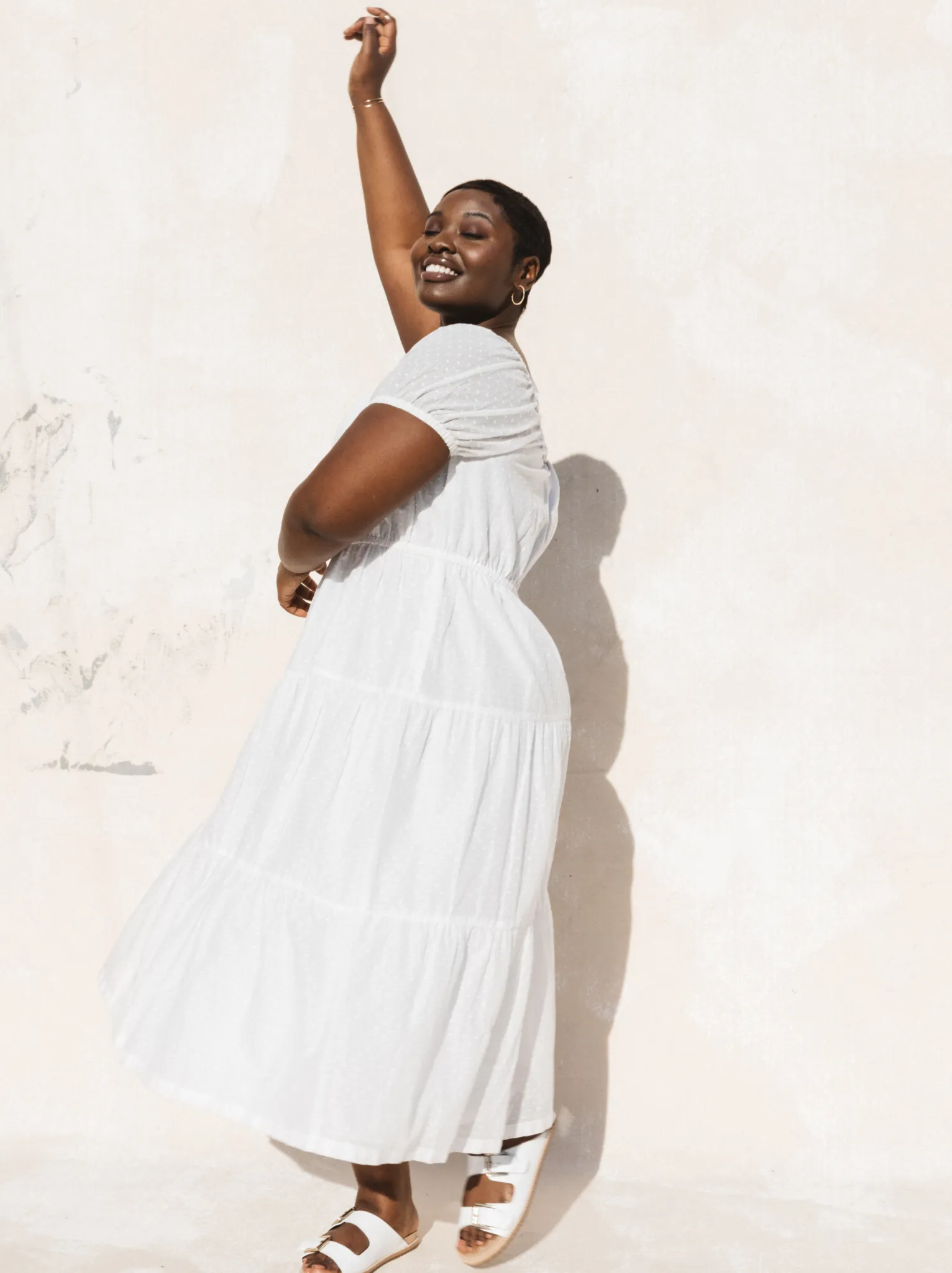 Lizzie Tiered Midi Dress sold by Able product image thumbnail 2