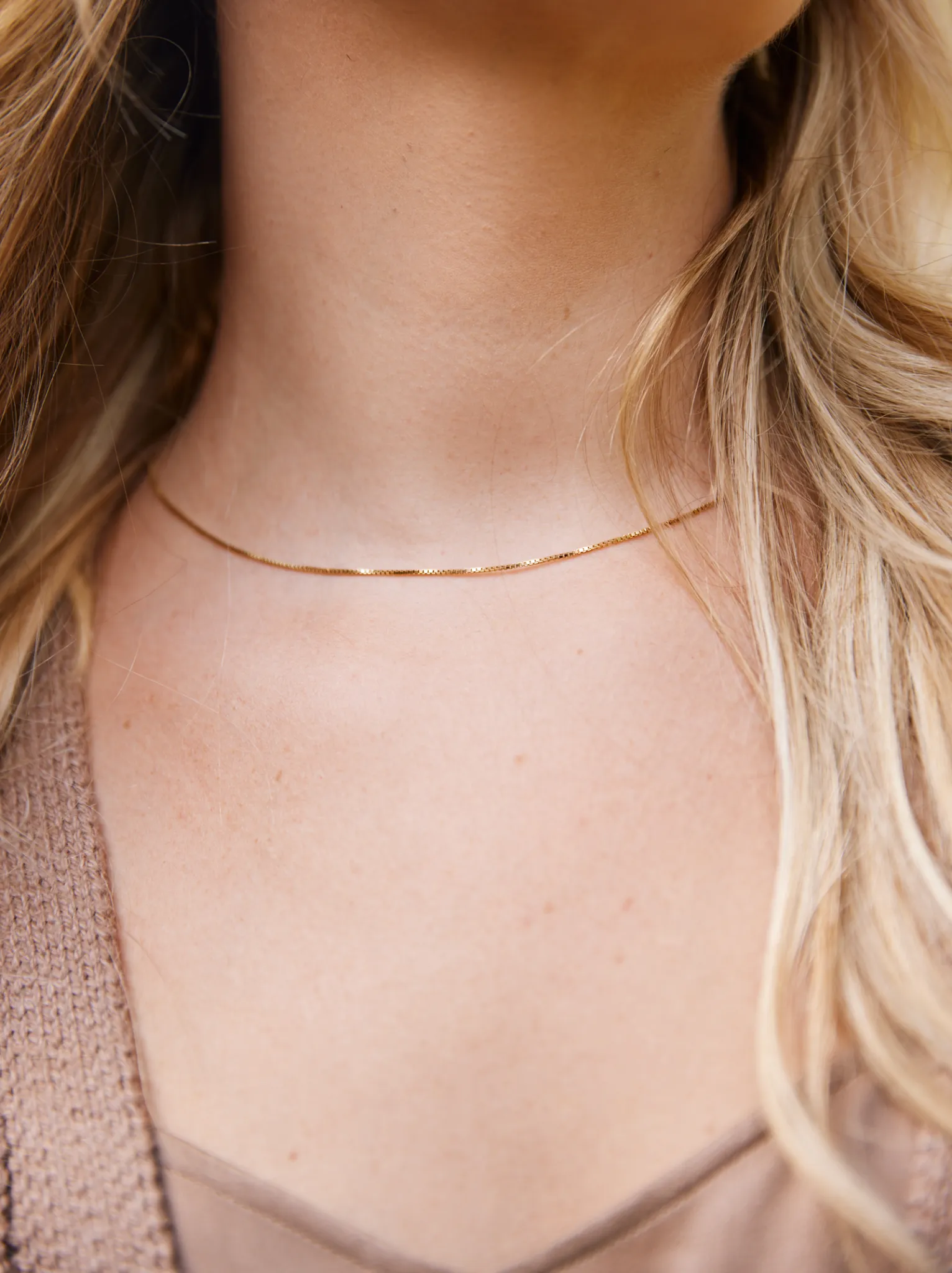 Box Chain Necklace sold by Able product image thumbnail 3