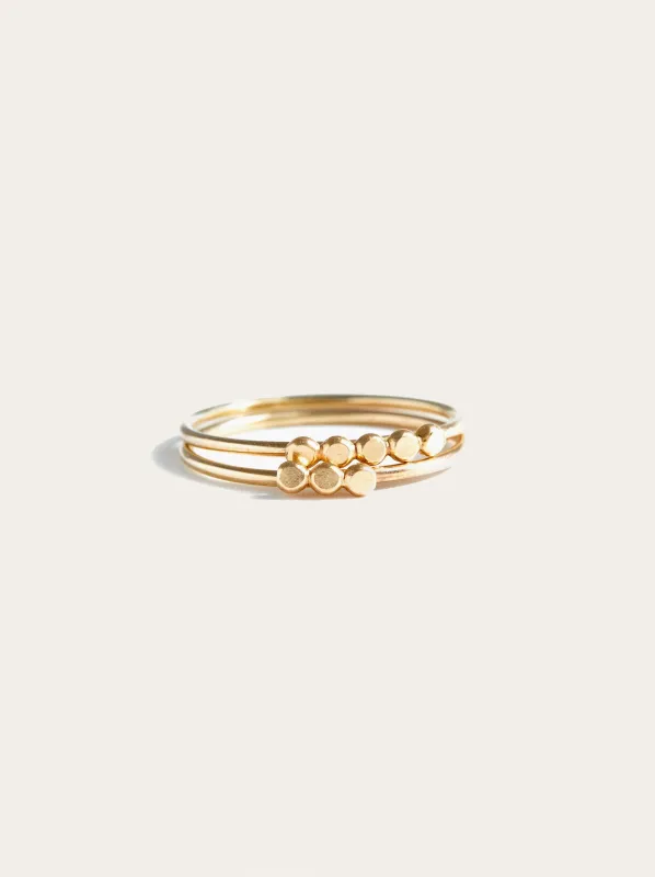 Selma Stacking Ring Set made by Able