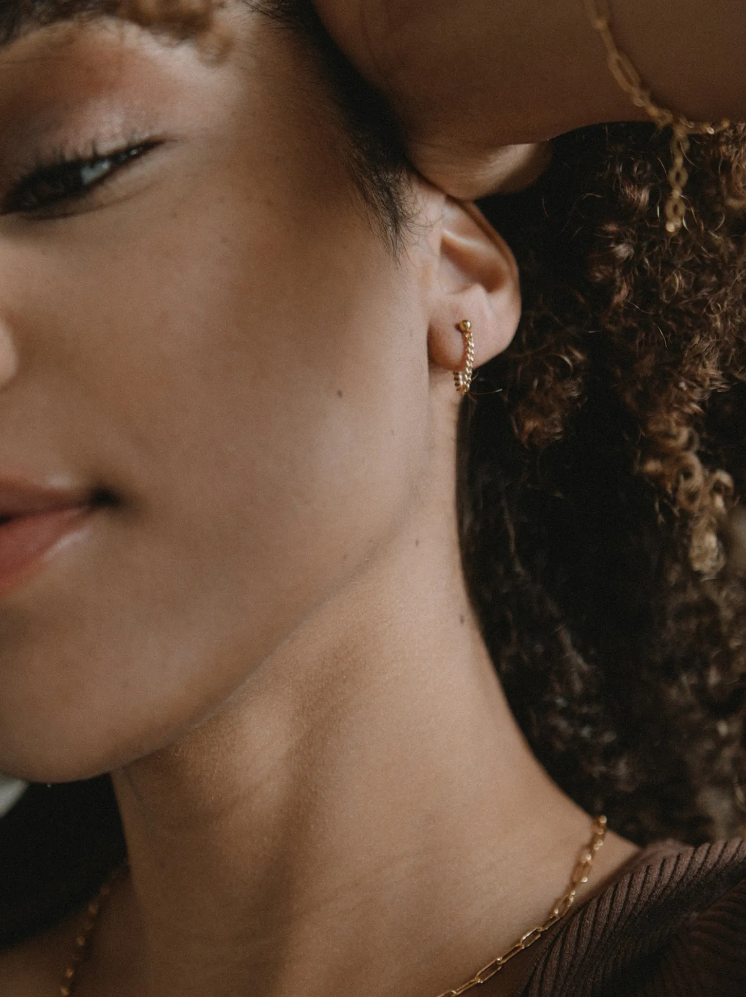Curb Chain Earrings sold by Able product image thumbnail 2