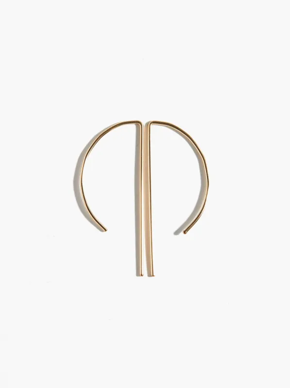 Crescent Earrings made by Able