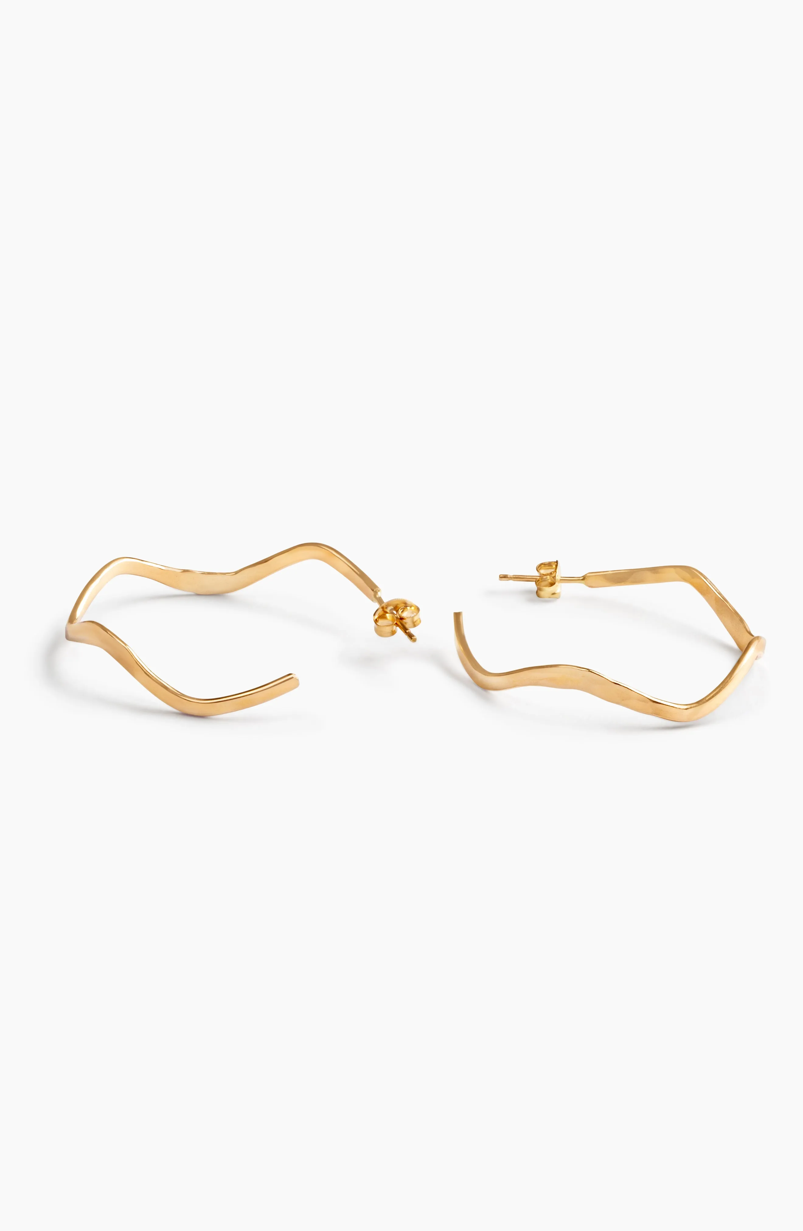 Olivia Wavy Hoops sold by Able product image thumbnail 3