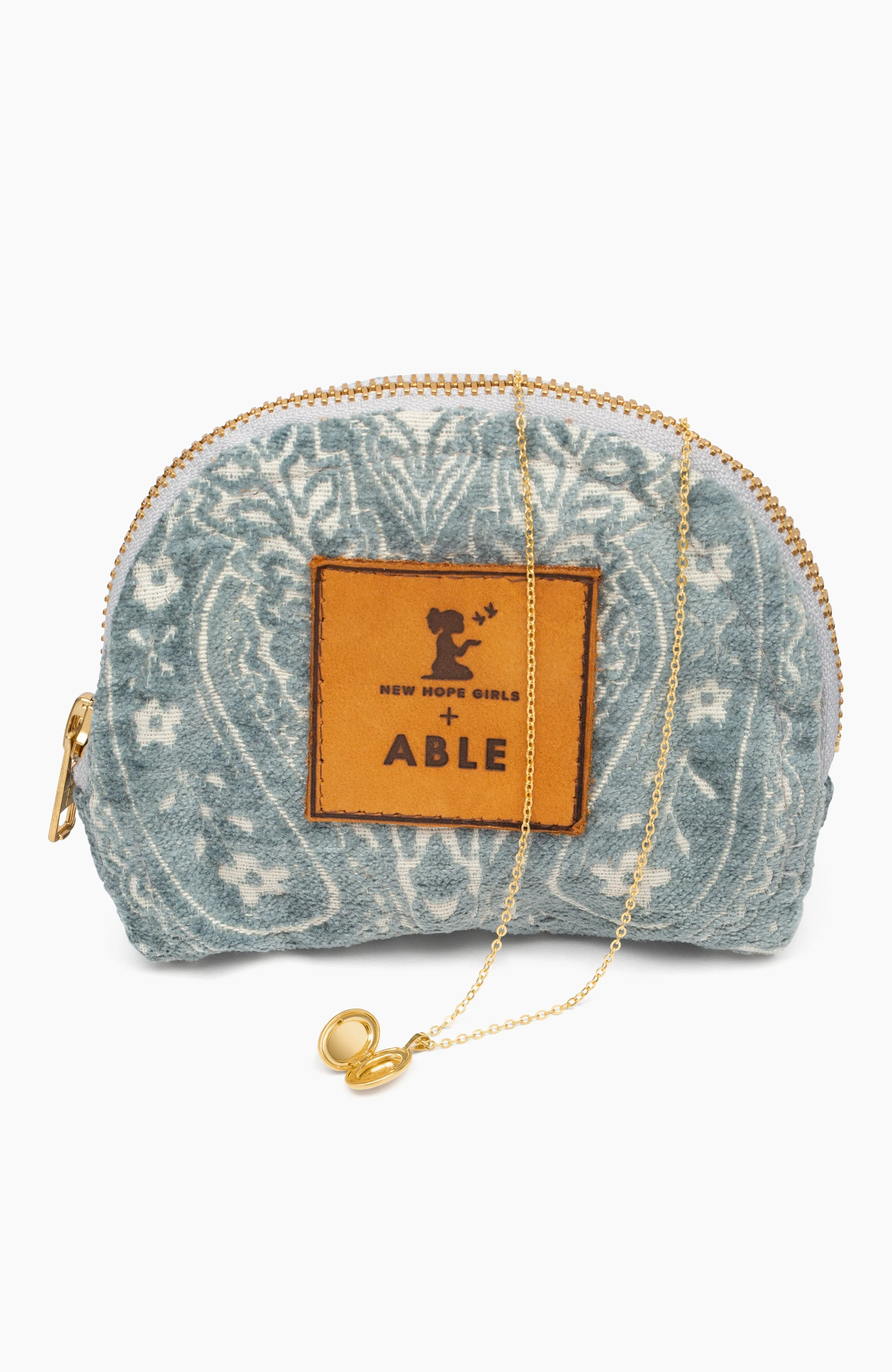 Mabel Petite Locket + Travel Case sold by Able