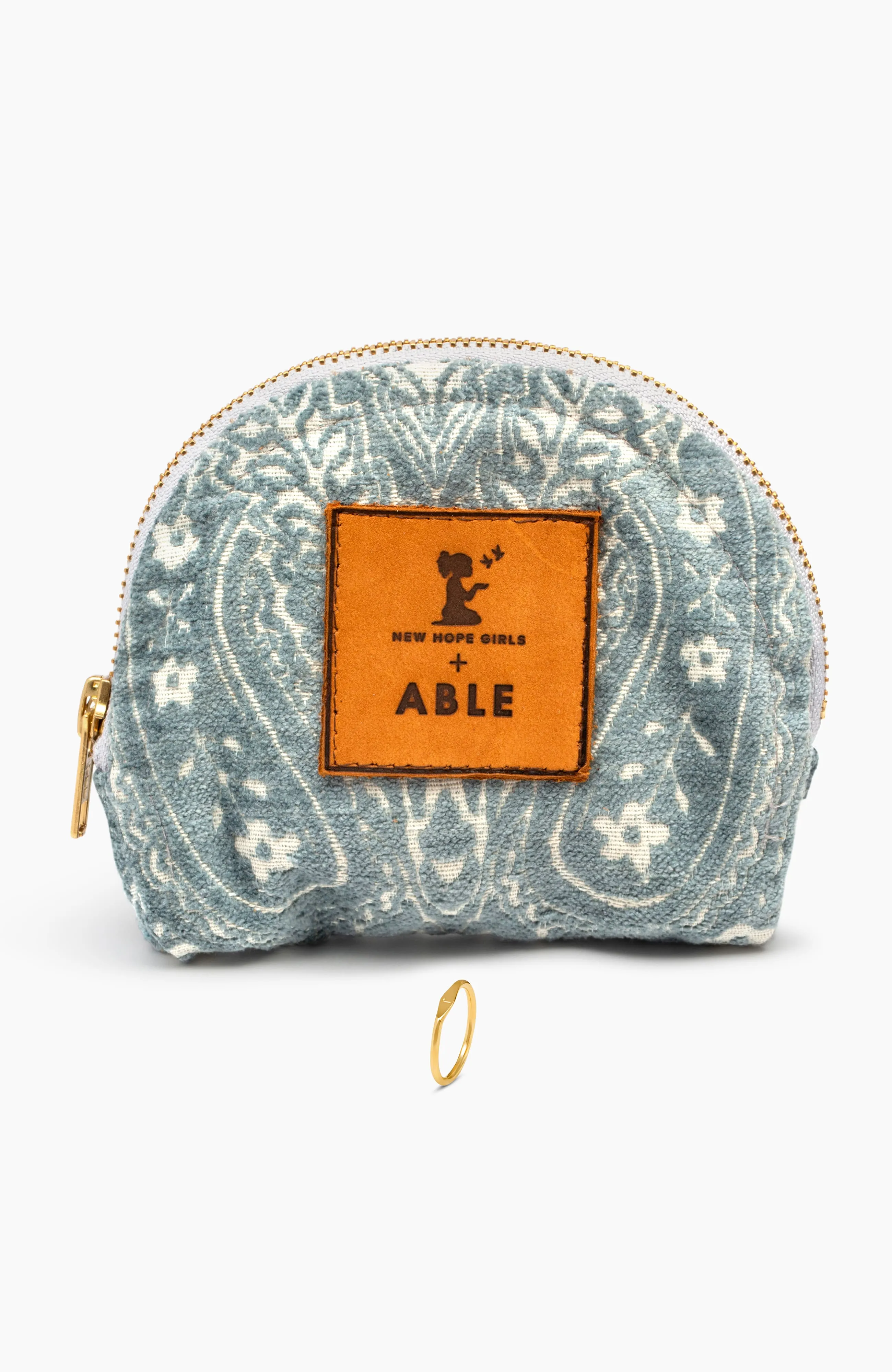 Mabel Dainty Signet Ring + Travel Case sold by Able