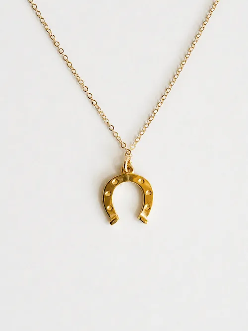 Horseshoe Charm Necklace sold by Able