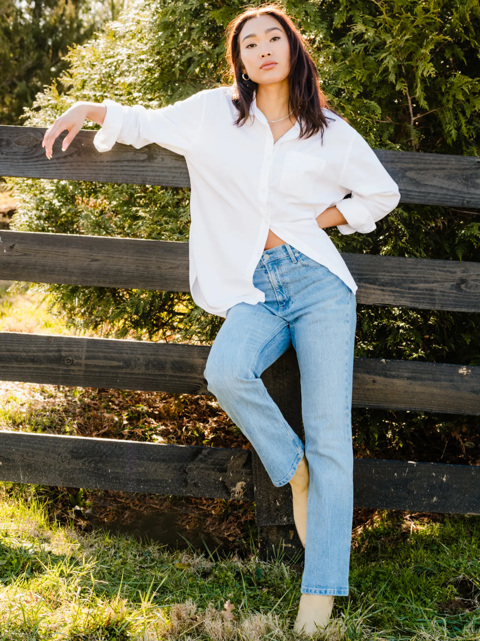 Becky Straight Leg Jean sold by Able