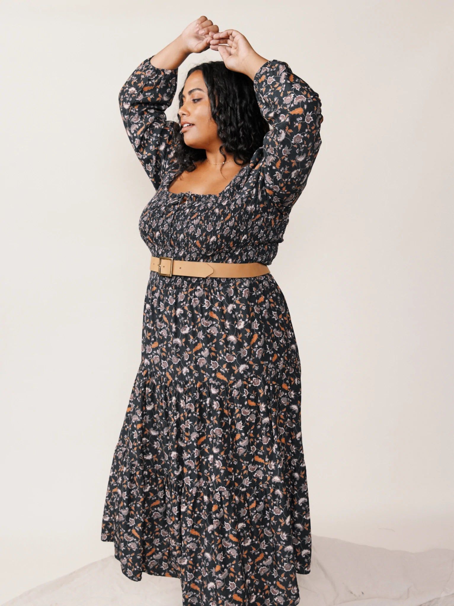 Rose Smocked Maxi Dress sold by Able product image thumbnail 3