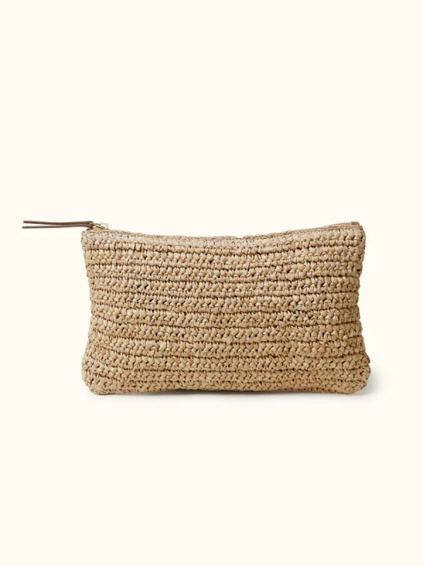 Marlow Raffia Clutch sold by Able