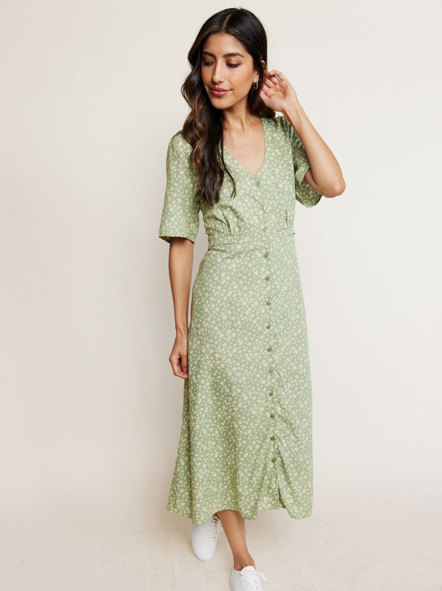 Amelia Midi Dress sold by Able