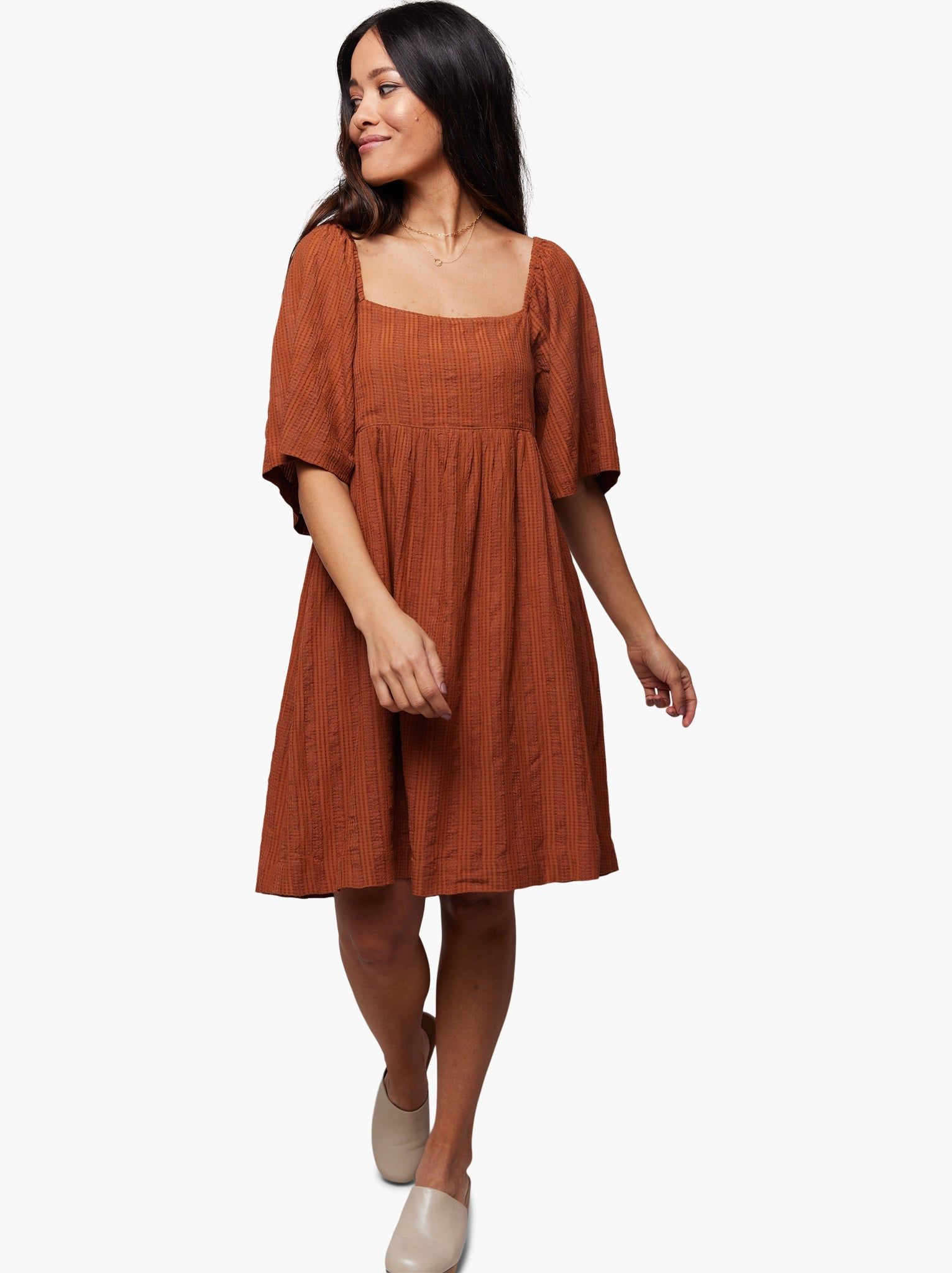 Sharon Square Neck Mini Dress sold by Able product image thumbnail 4