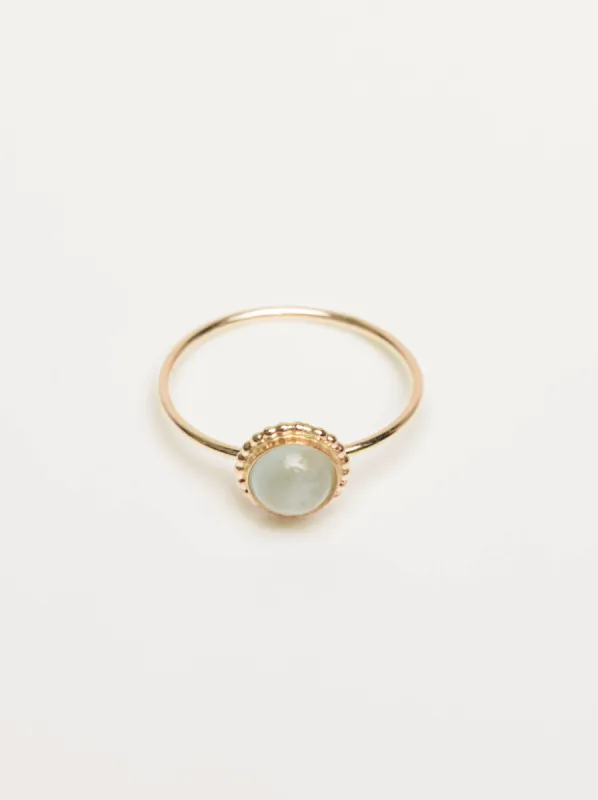 Aquamarine Halo Ring sold by Able