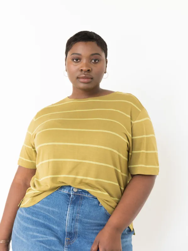 Zoe Drapey Boyfriend Tee sold by Able