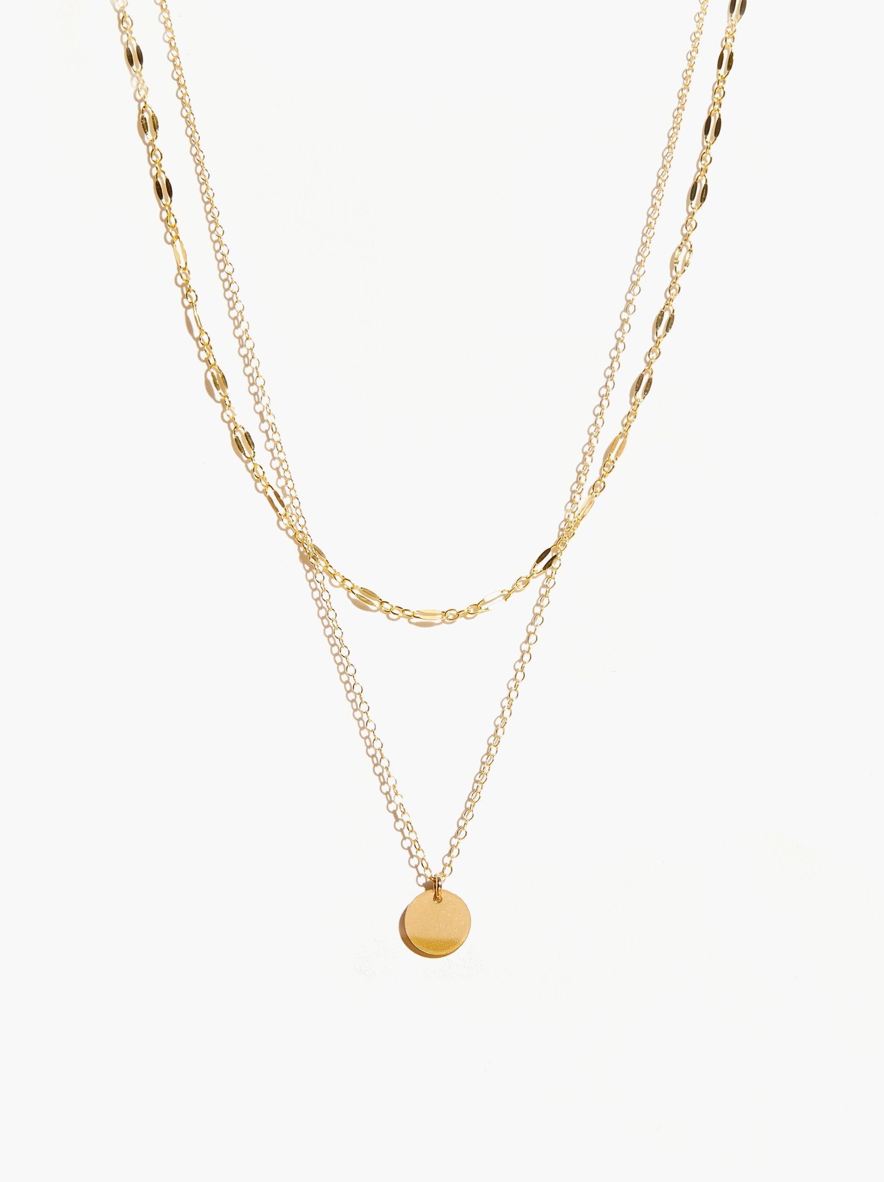 Layered Mini Tag Necklace sold by Able product image thumbnail 4