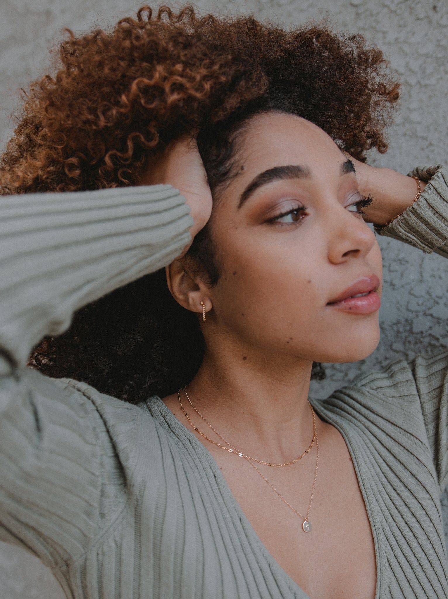 Layered Mini Tag Necklace sold by Able product image thumbnail 3