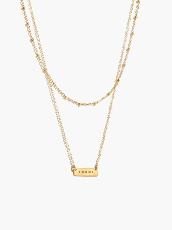 Layered Vista Necklace made by Able