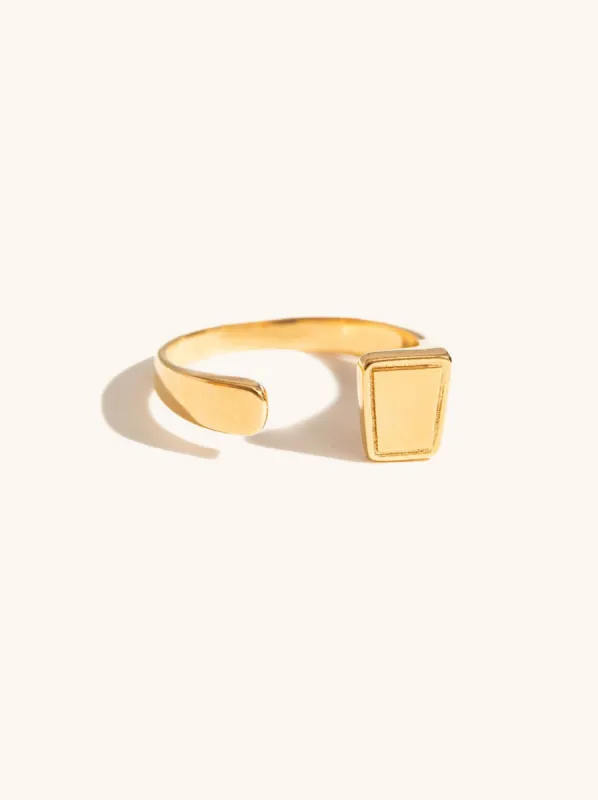 Signet Cuff Ring sold by Able
