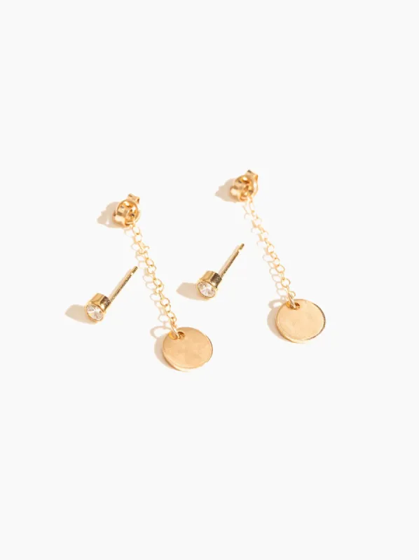 Stella Initial Earrings sold by Able