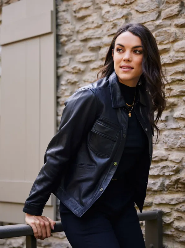 Annie Leather Jacket made by Able