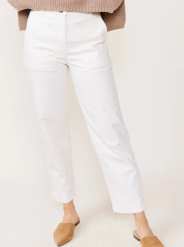 Ann Twill Straight Leg Pant made by Able