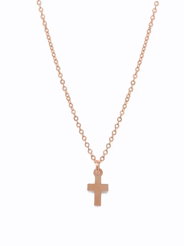Mini Cross Necklace made by Able
