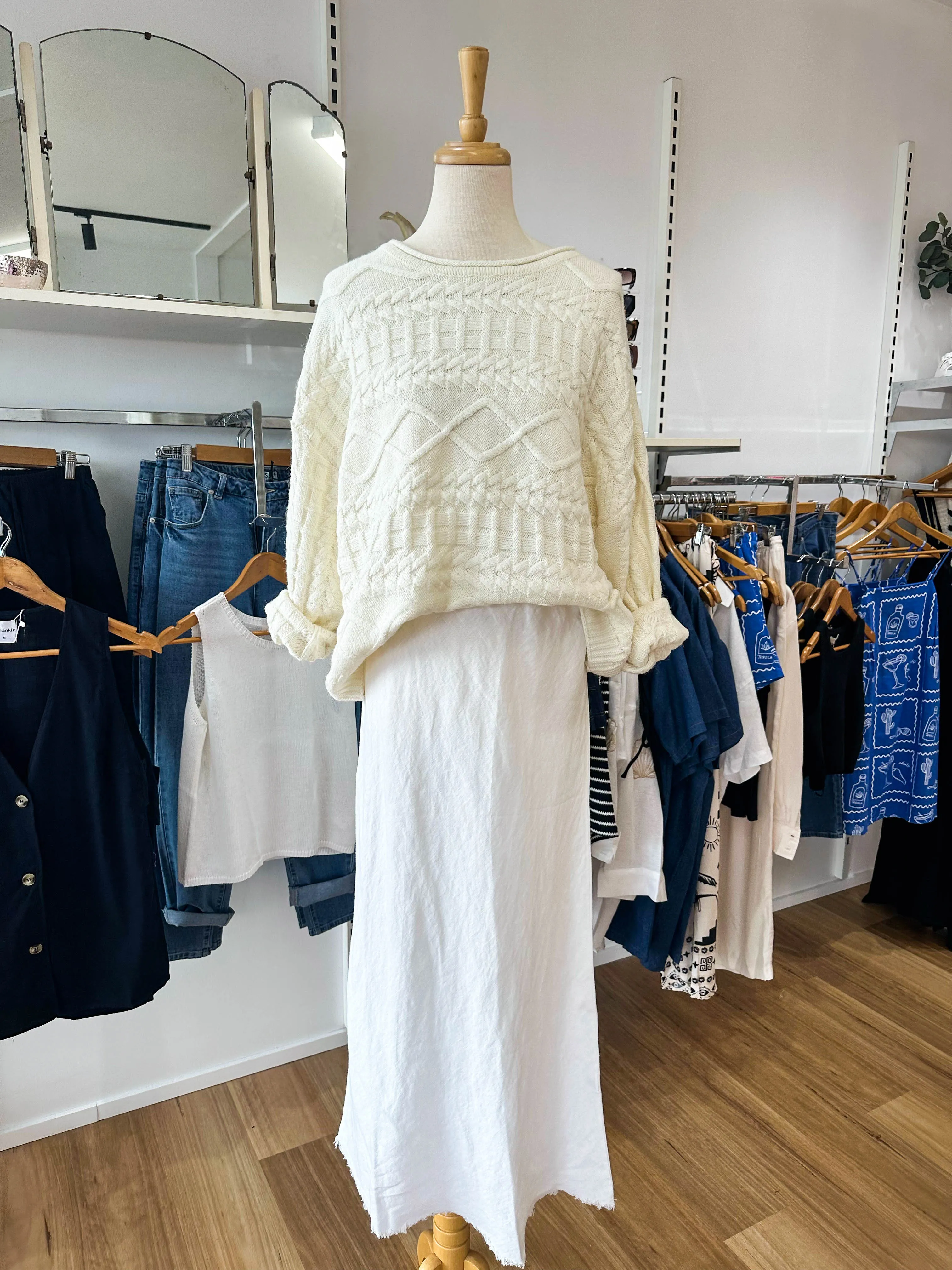 Mia Cable Jumper sold by About A Girl product image thumbnail 4