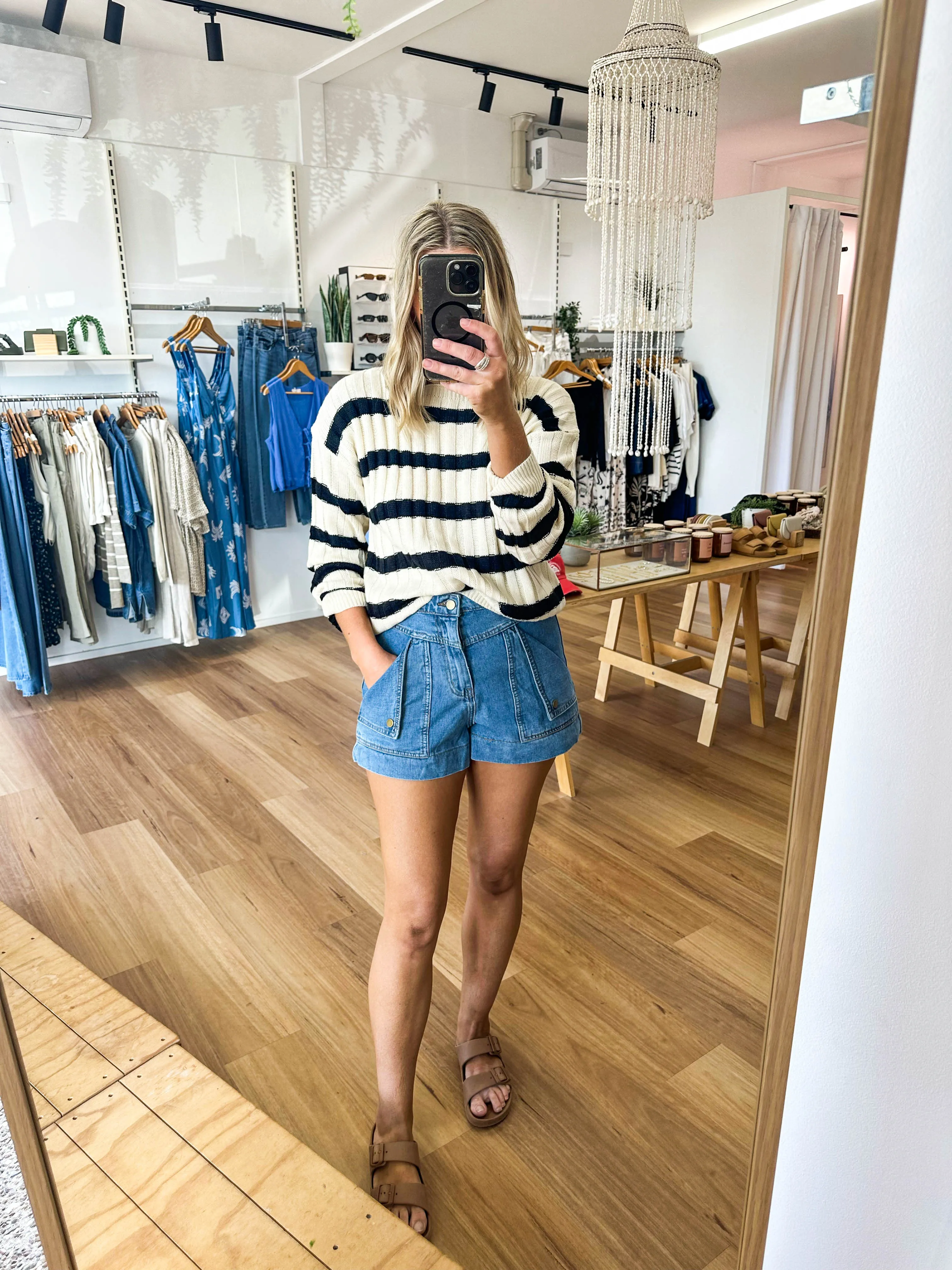 Courtney Stripe Knit sold by About A Girl