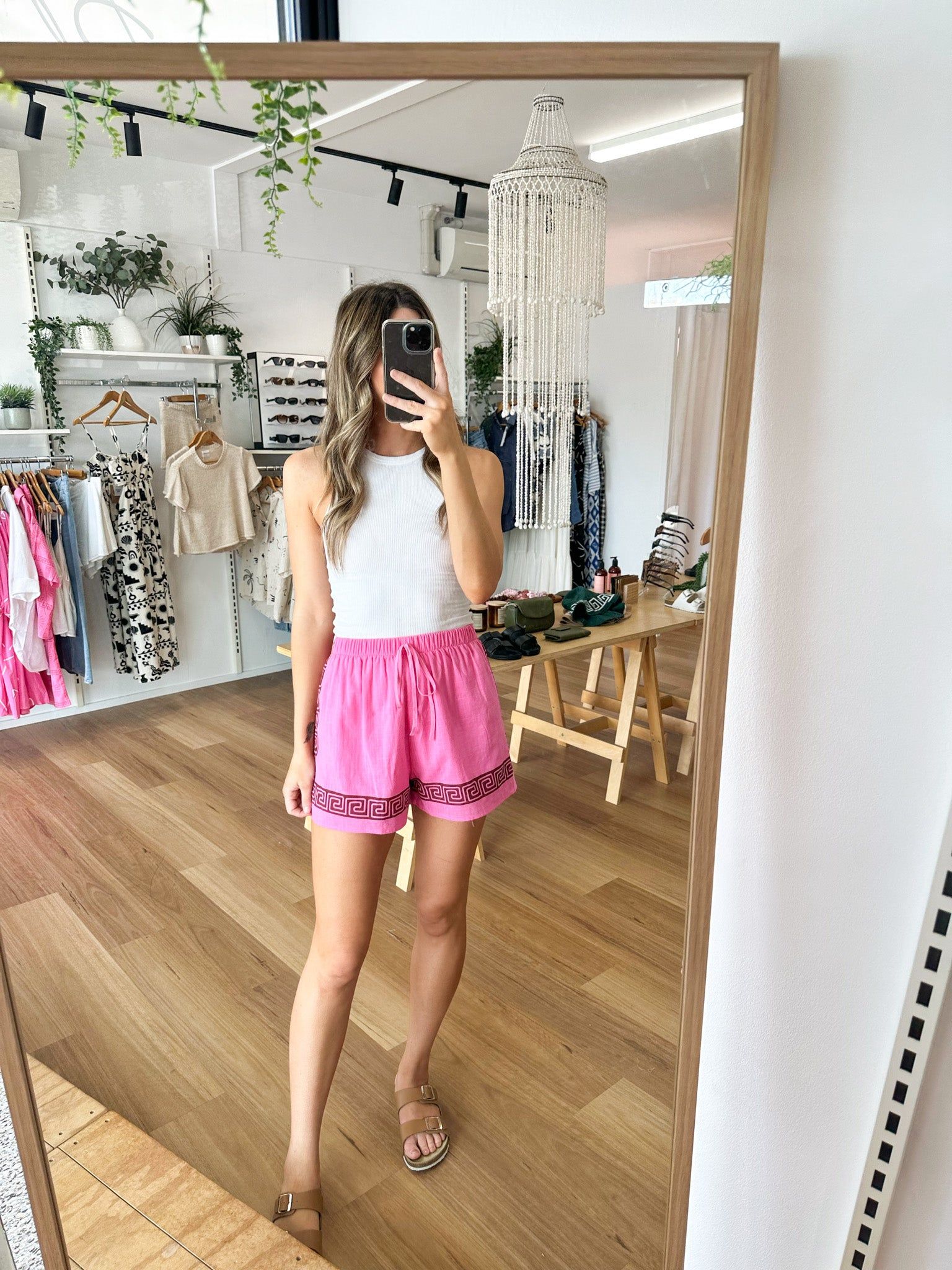 Anthea Shorts Pink sold by About A Girl product image thumbnail 2