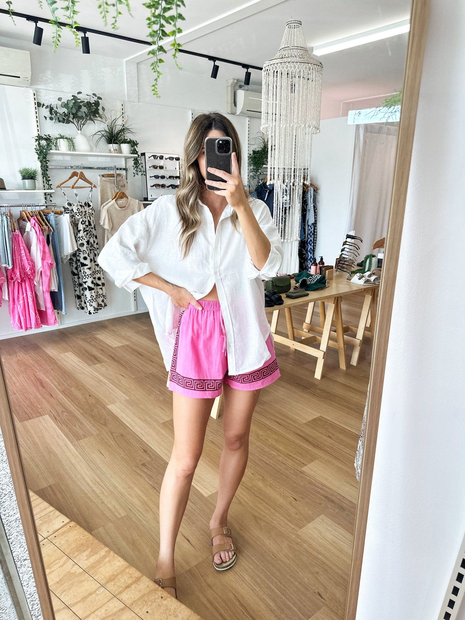 Anthea Shorts Pink sold by About A Girl product image thumbnail 6