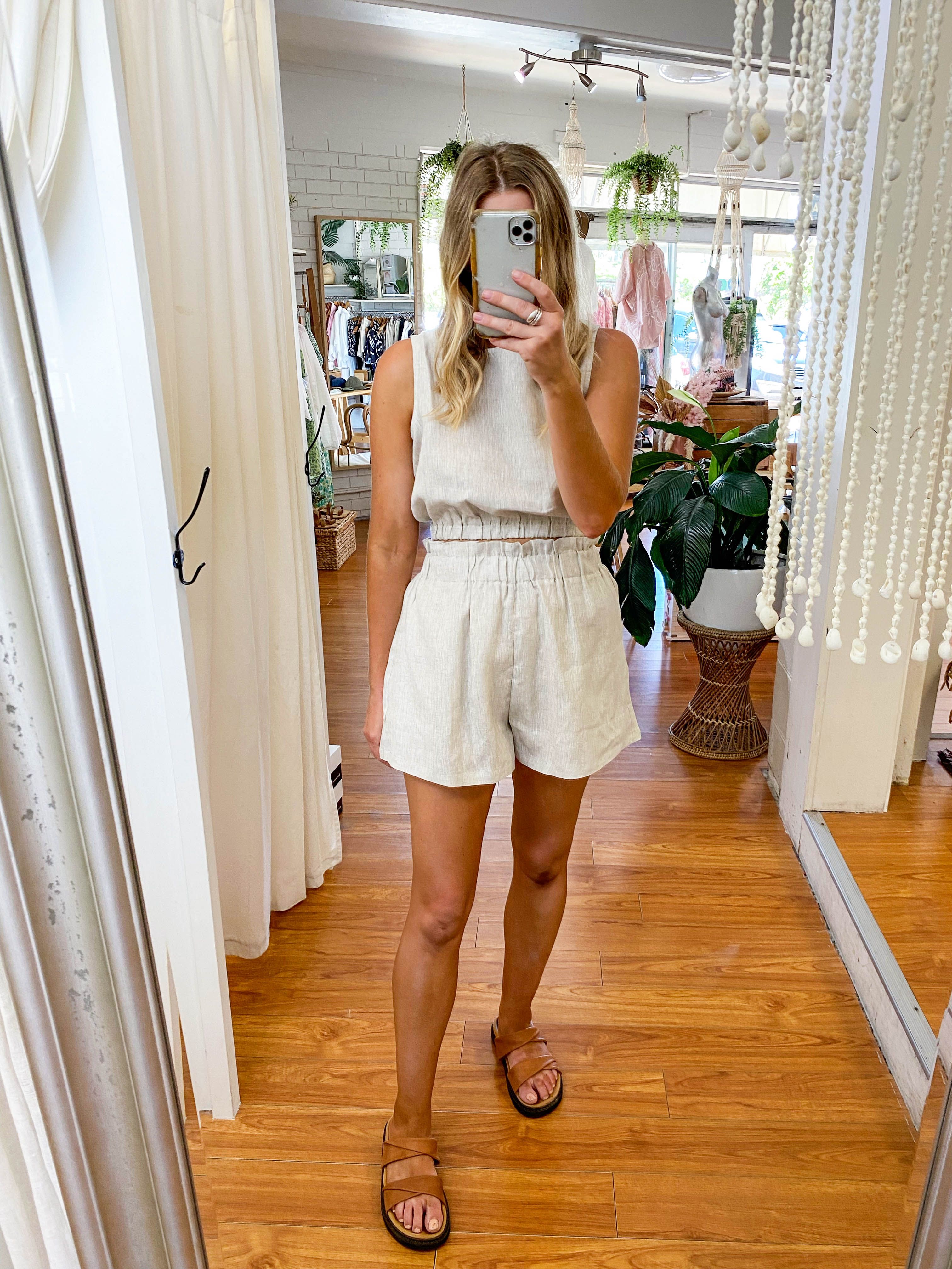 Loti Shorts Natural sold by About A Girl product image thumbnail 2