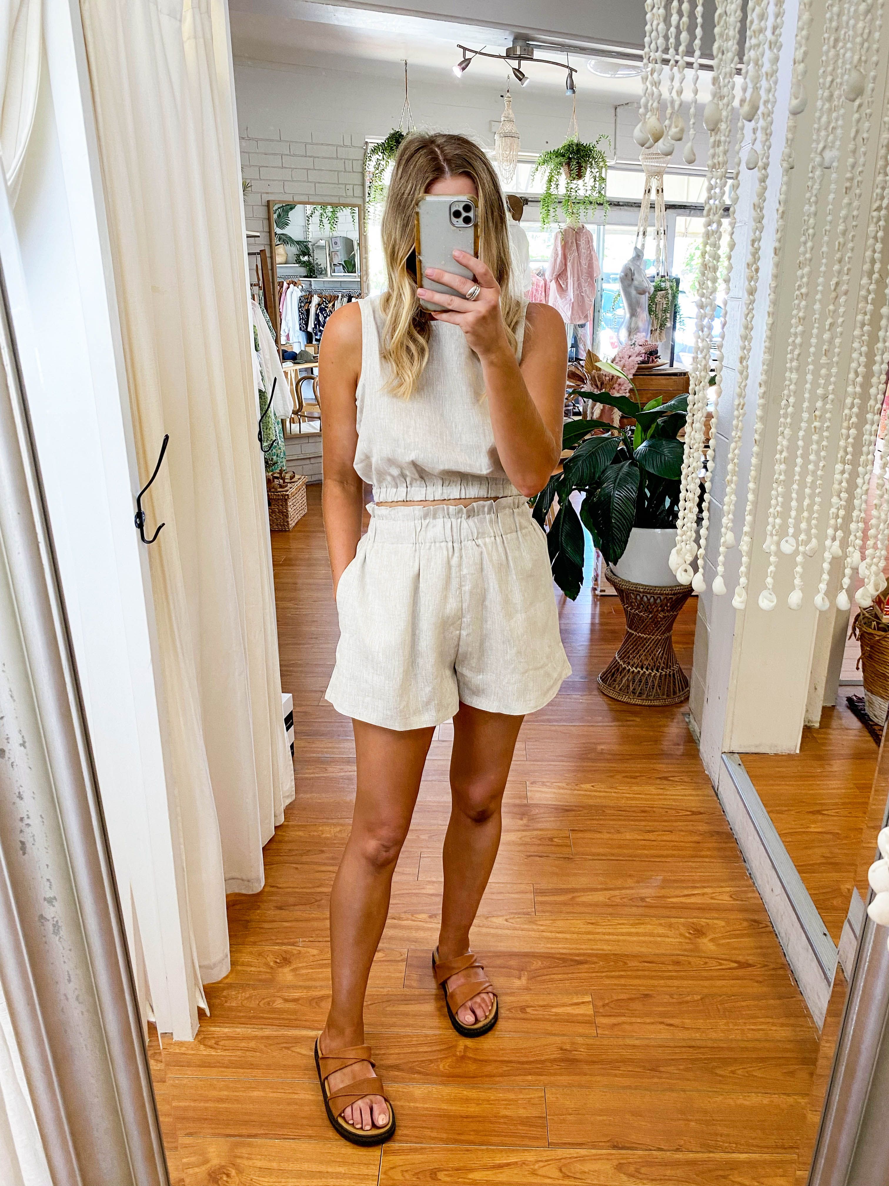 Loti Shorts Natural sold by About A Girl product image thumbnail 3