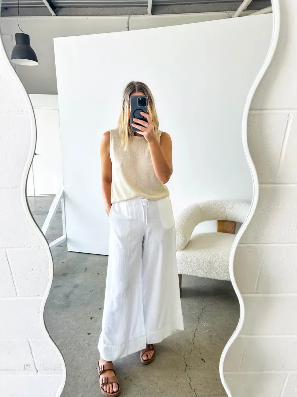 Spring Tank Natural sold by About A Girl