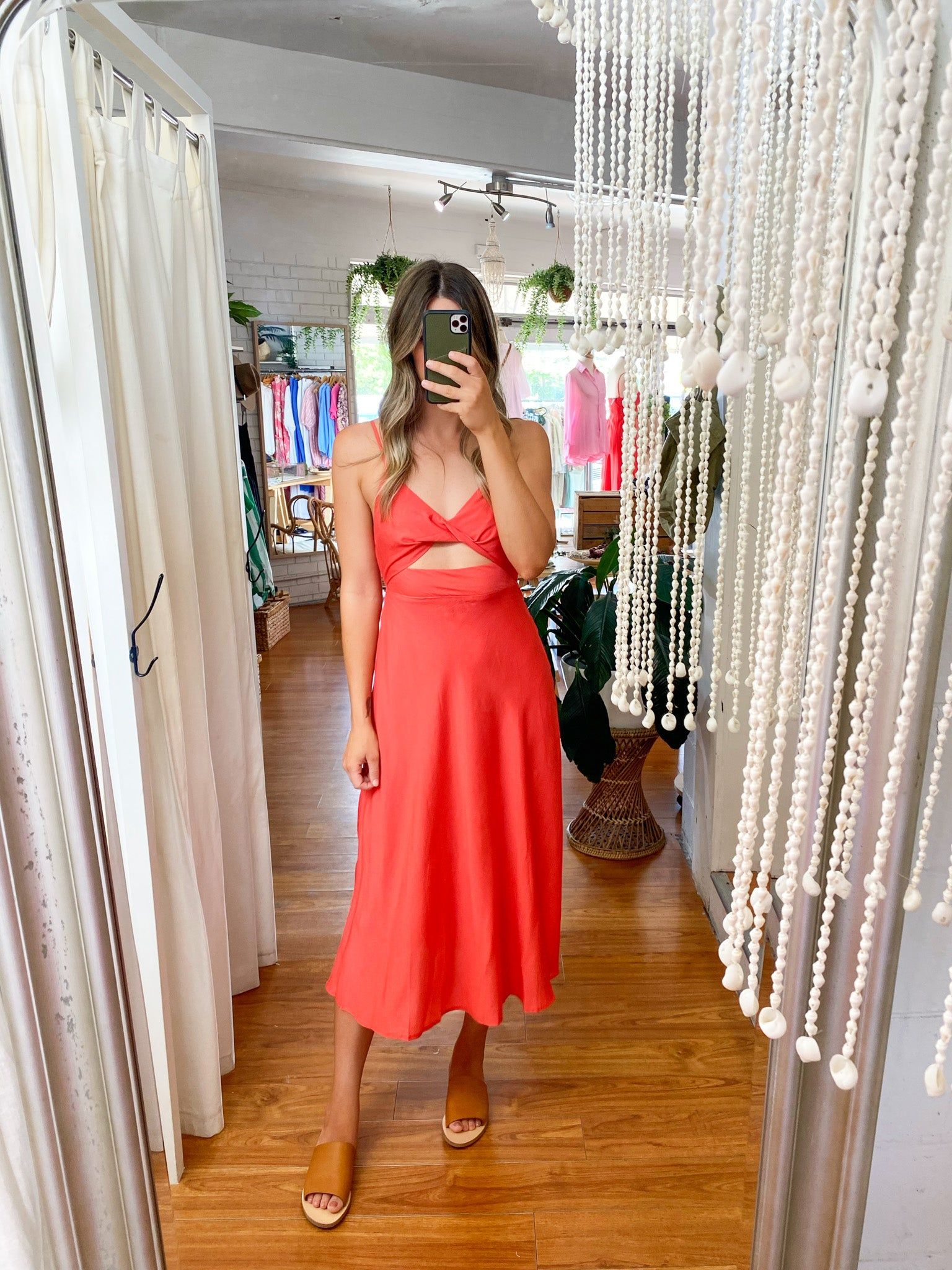 Zayla Midi Dress Red sold by About A Girl product image thumbnail 4