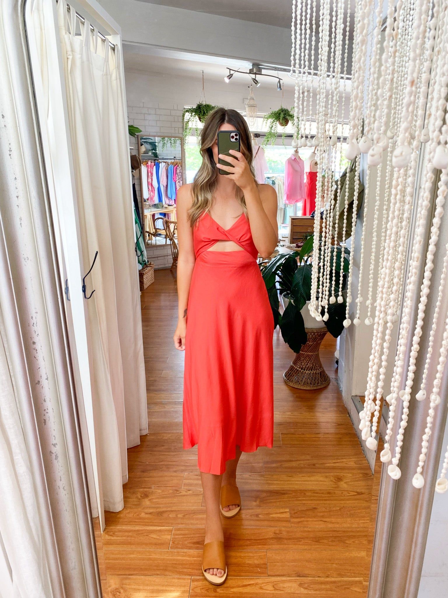 Zayla Midi Dress Red sold by About A Girl product image thumbnail 2