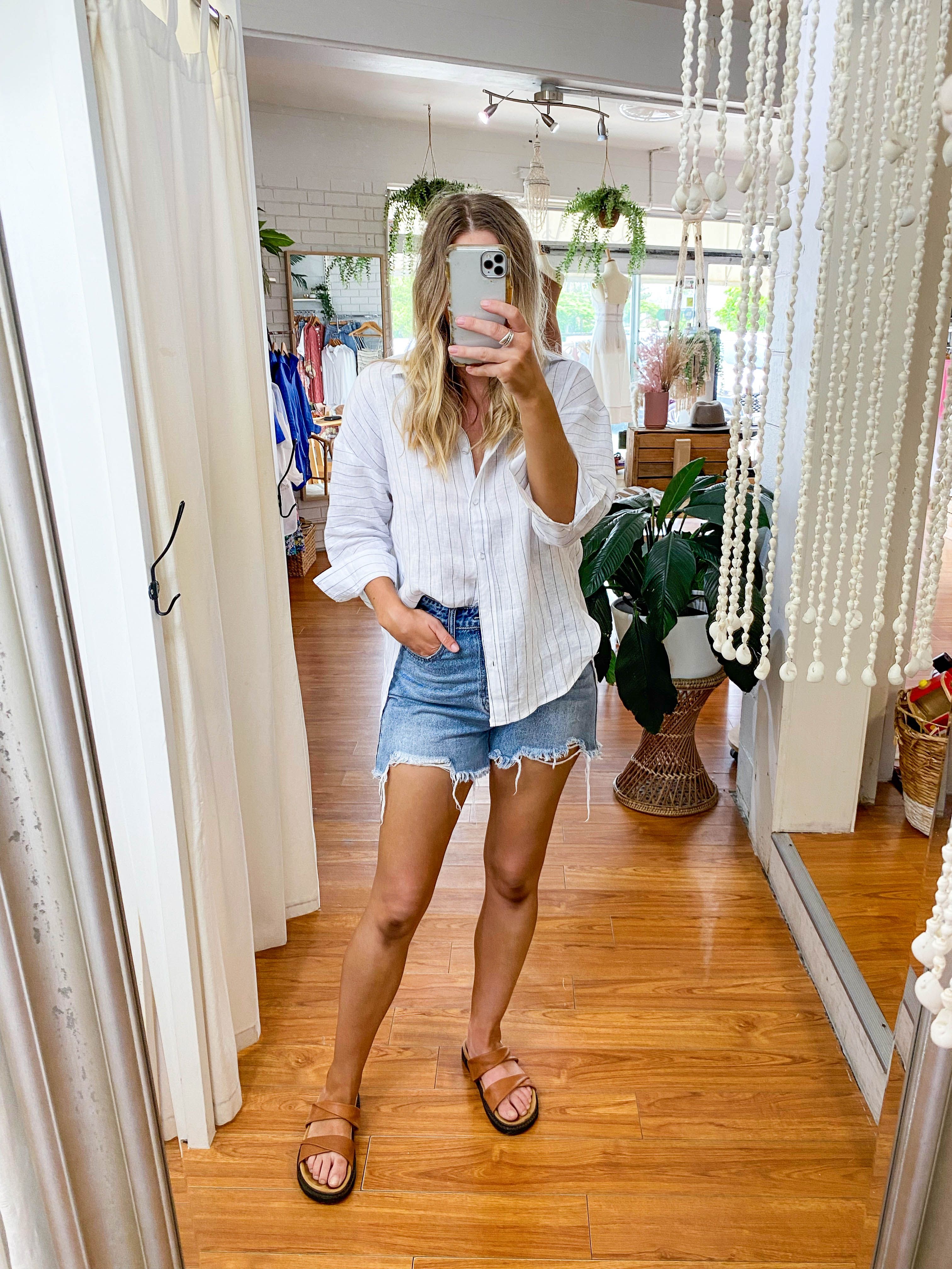 Boyfriend Shirt Stripe sold by About A Girl