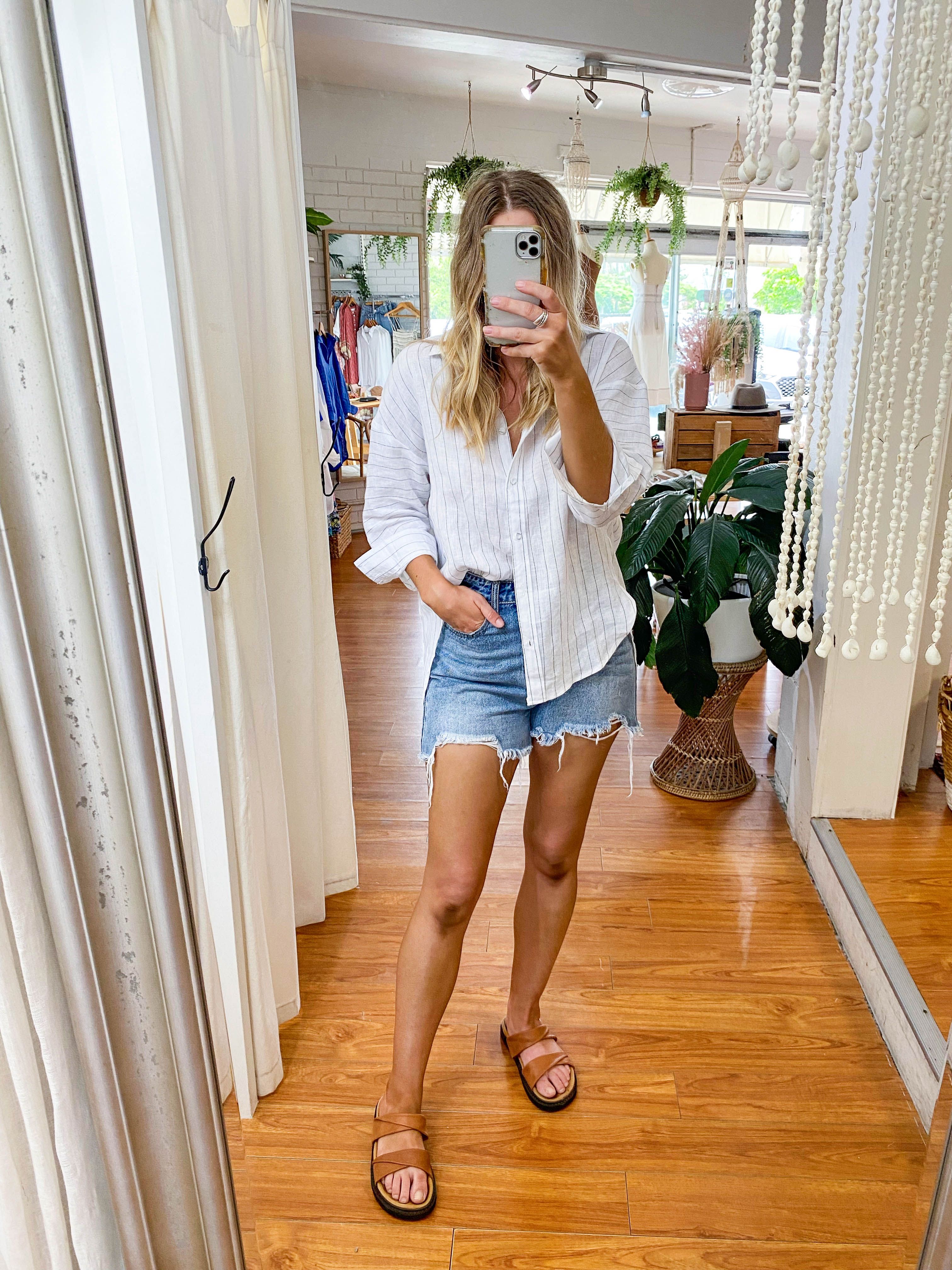 Boyfriend Shirt Stripe sold by About A Girl product image thumbnail 6