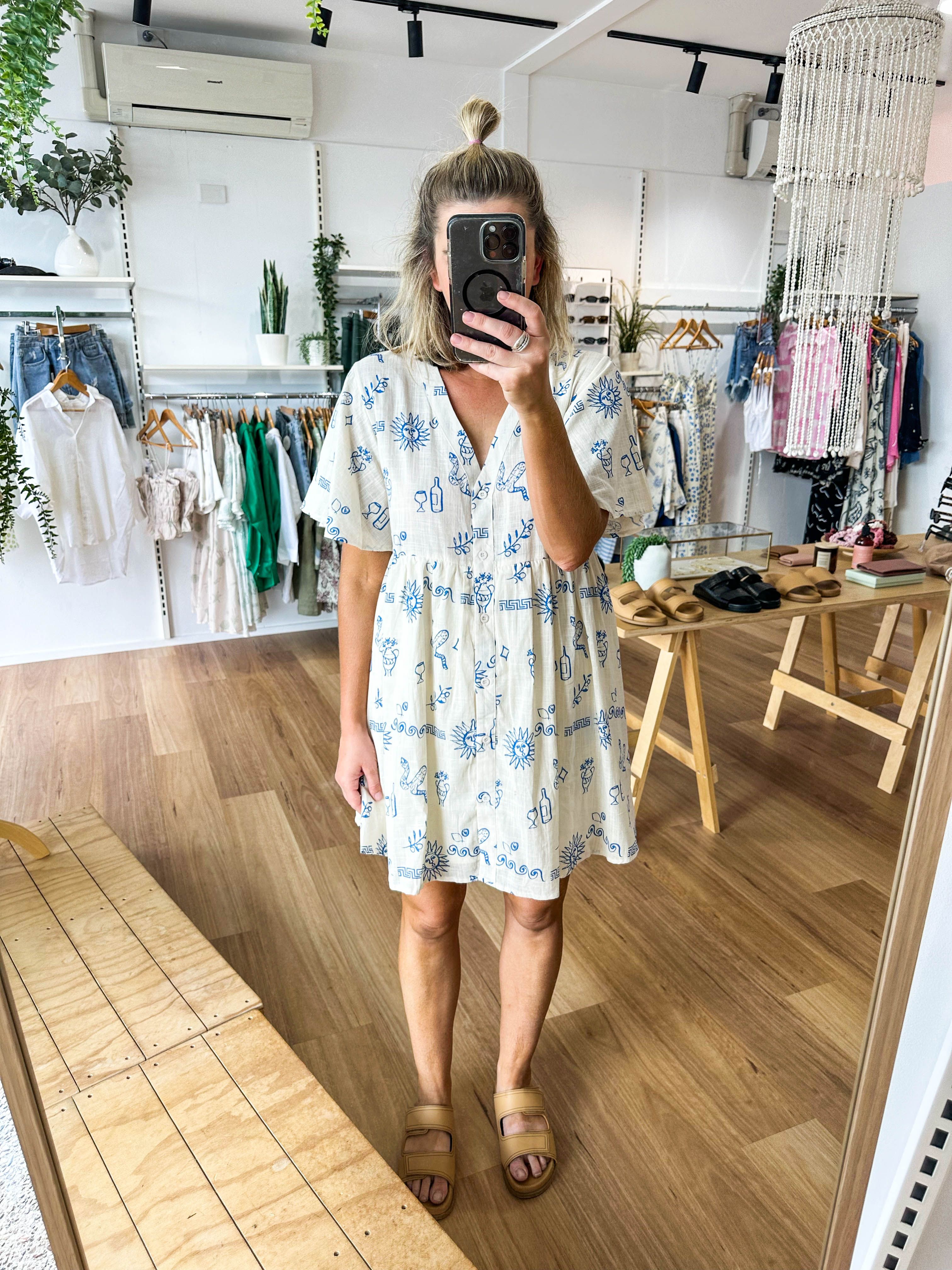 Vera Dress Beige sold by About A Girl product image thumbnail 2