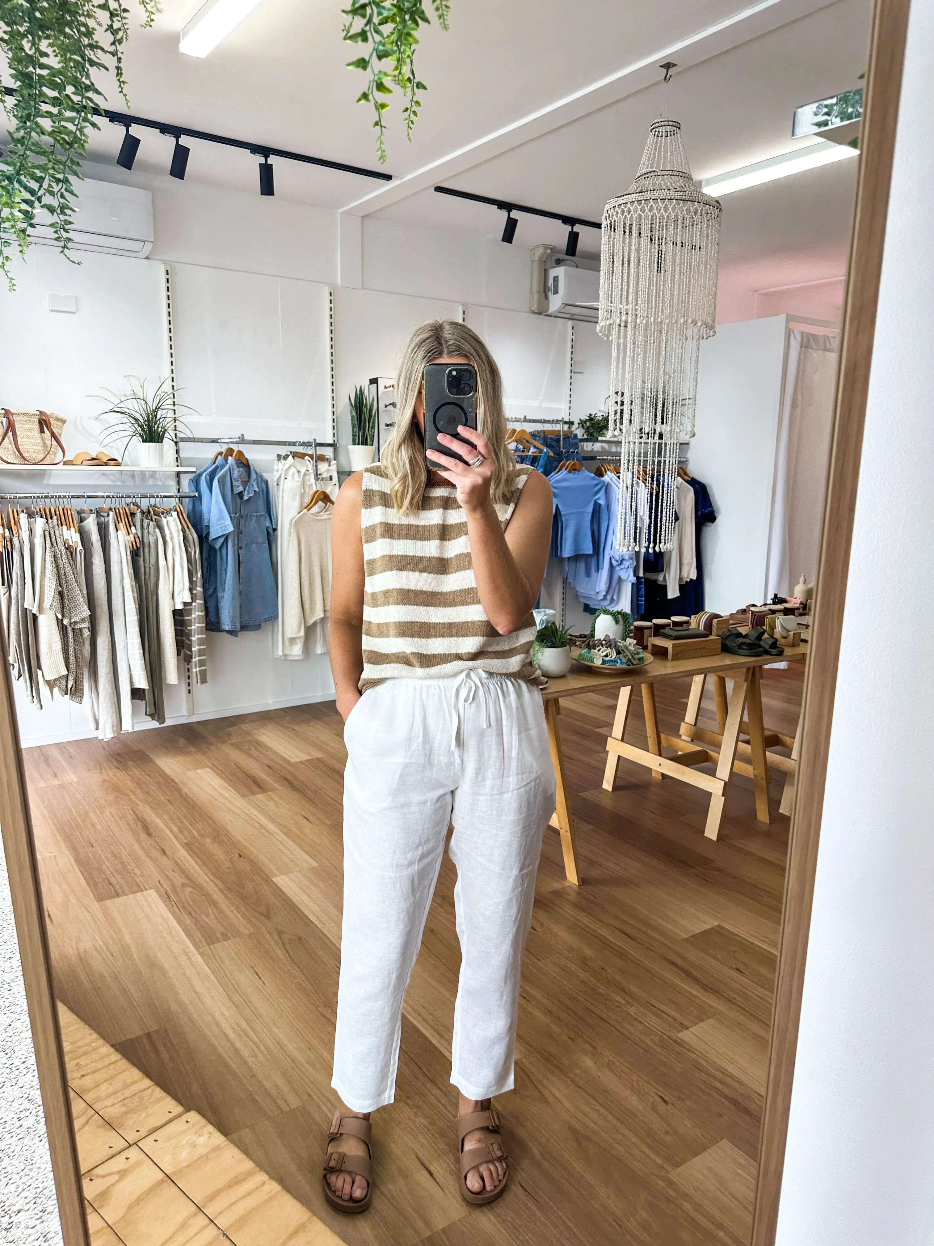 Monica Linen Pants sold by About A Girl product image thumbnail 3