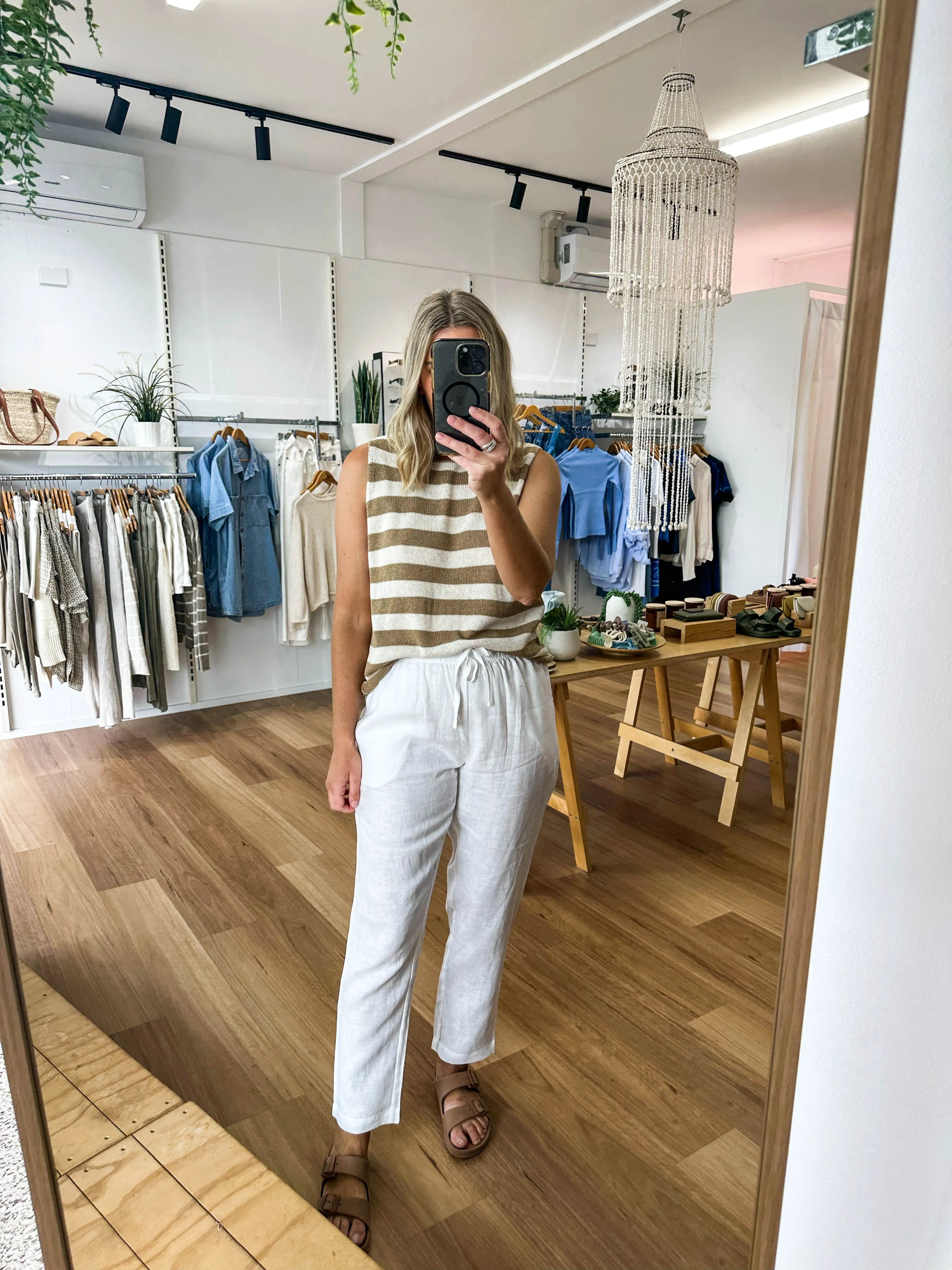 Monica Linen Pants sold by About A Girl