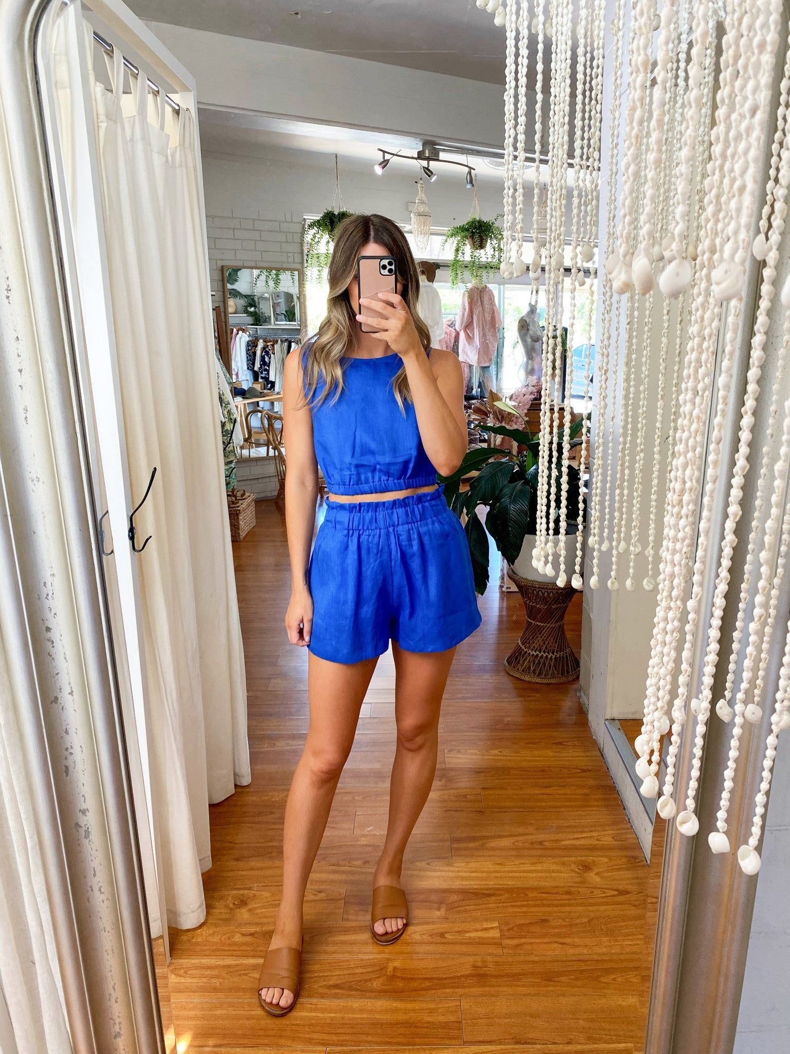 Loti Shorts Blue sold by About A Girl