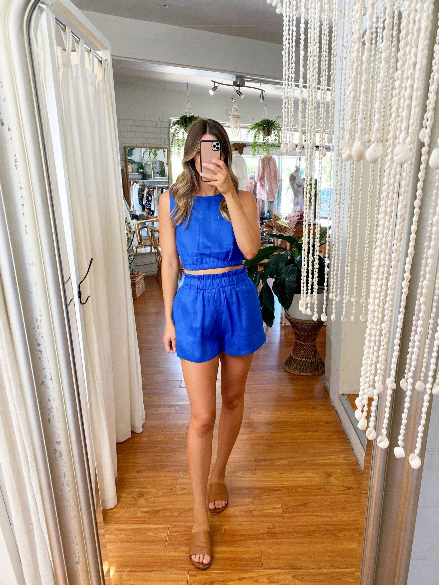 Loti Shorts Blue sold by About A Girl product image thumbnail 4