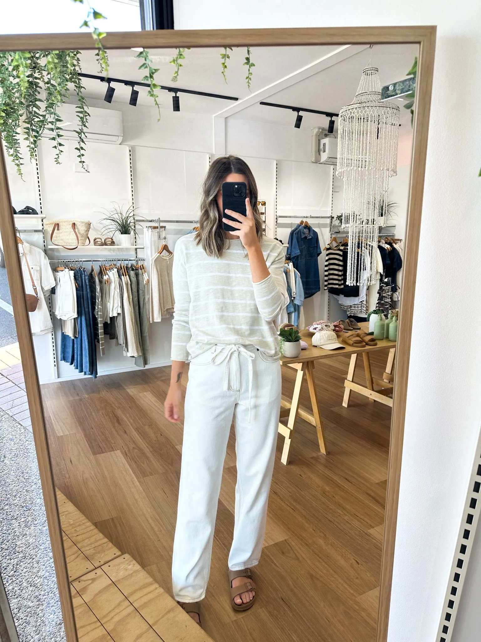 Saige Jeans White sold by About A Girl product image thumbnail 4