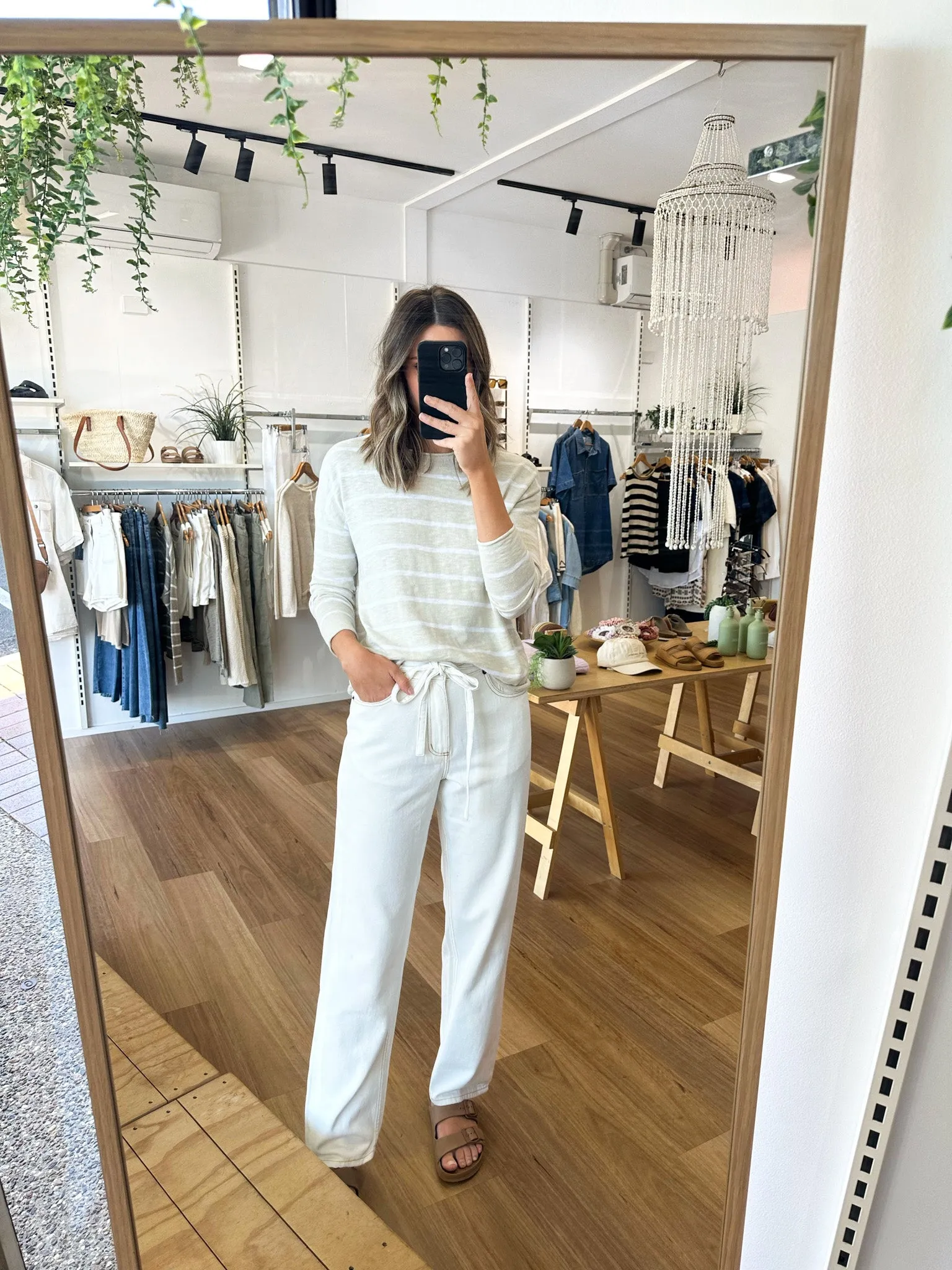 Saige Jeans White sold by About A Girl product image thumbnail 3