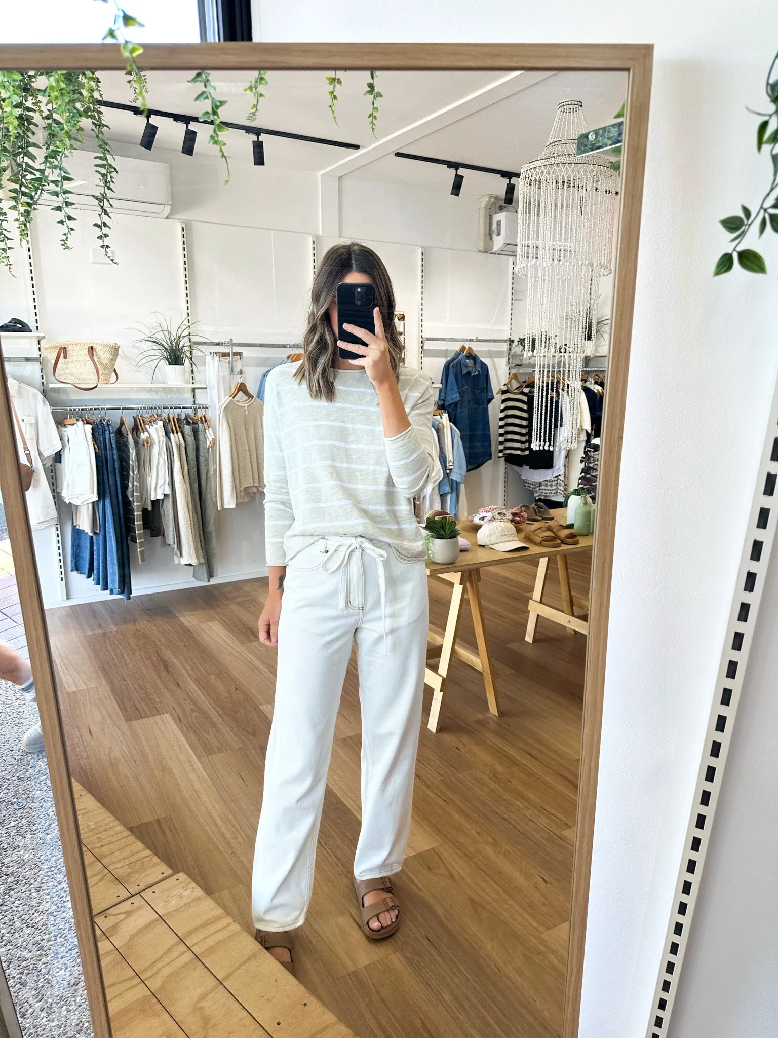 Saige Jeans White sold by About A Girl product image thumbnail 2